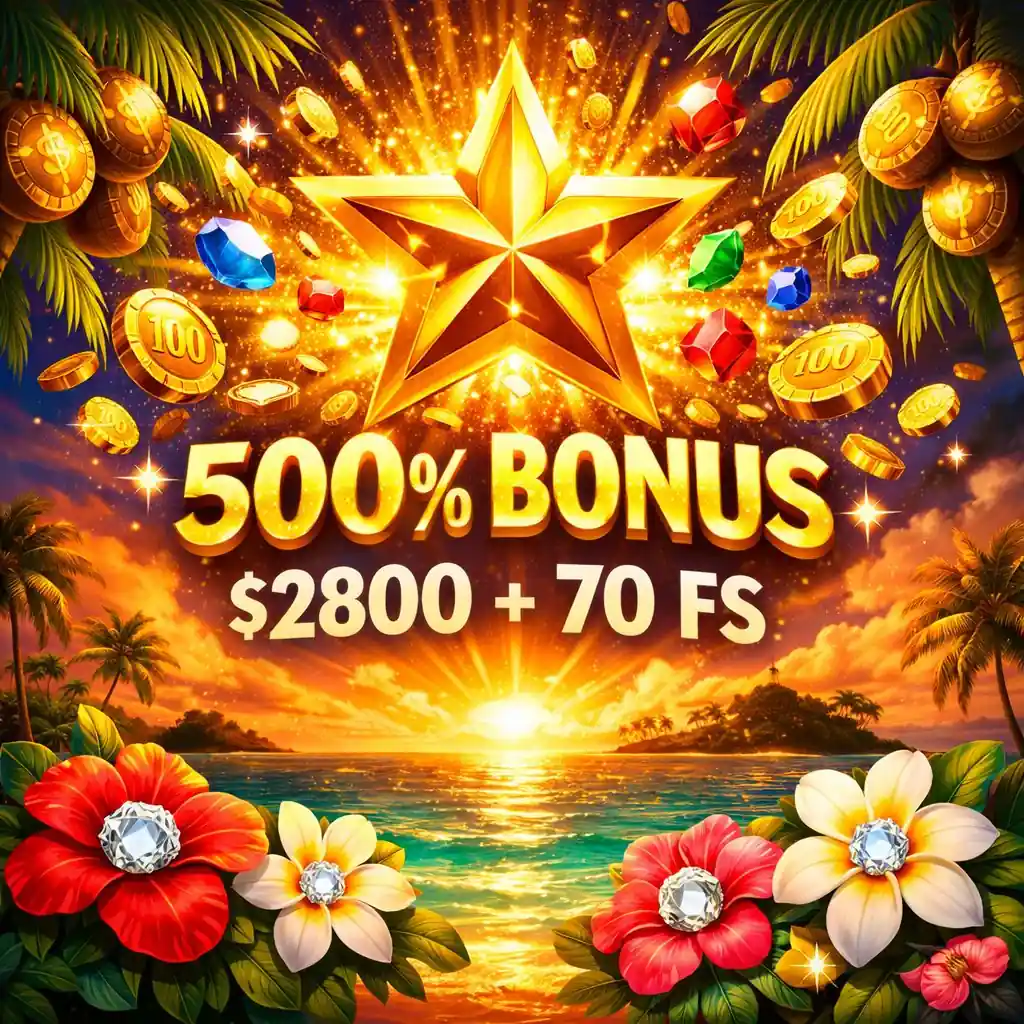 Welcome bonus up to 500% and $2800 at Lucky Star online casino Philippines